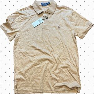 NWT! Polo by Ralph Lauren Men's Camel Short-Sleeve Polo